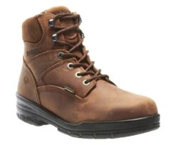Wolverine Boots: Men's 2053 Durashocks Steel Toe Brown Boots -Work Shoe Store wbsm w02053 032315 s16 045