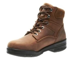 Wolverine Boots: Men's 2053 Durashocks Steel Toe Brown Boots -Work Shoe Store wbsm w02053 032315 s16 135