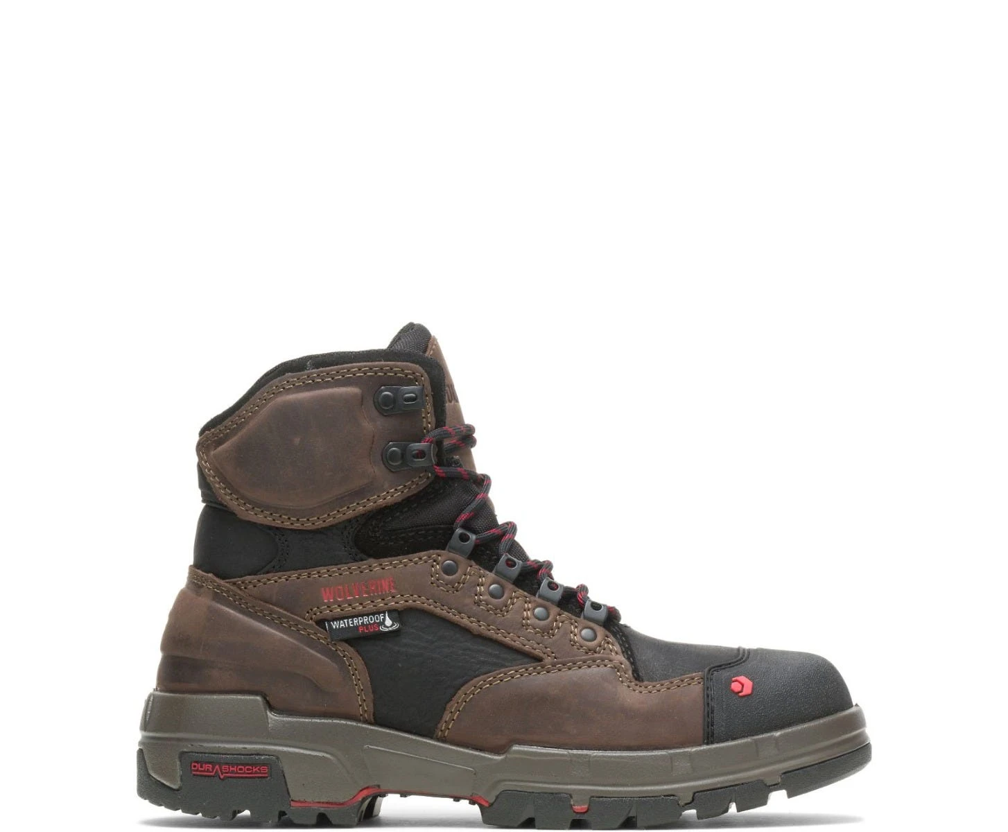 Wolverine Boots: Men's W10612 Dark Brown Composite Toe Legend Carbonmax Durashocks 6" Work Boot 4 Wolverine Boots: Men's W10612 Dark Brown Composite Toe Legend Carbonmax Durashocks 6" Work Boot - Image 2