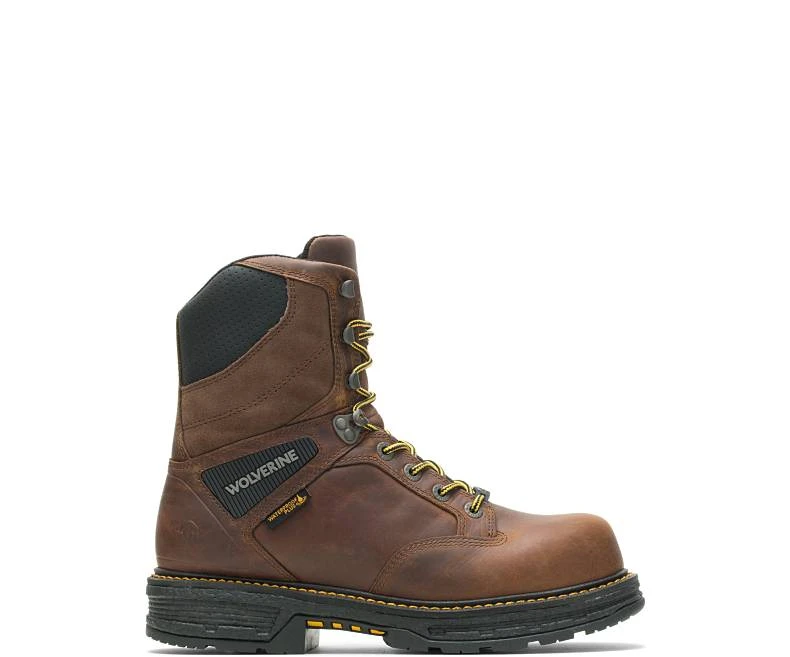 Wolverine Boots: Men's 201177 Tobacco Hellcat CarbonMax Waterproof Work Boot 4 Wolverine Boots: Men's 201177 Tobacco Hellcat CarbonMax Waterproof Work Boot - Image 2