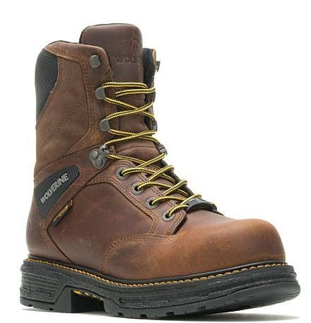 Wolverine Boots: Men's 201177 Tobacco Hellcat CarbonMax Waterproof Work Boot 3 Wolverine Boots: Men's 201177 Tobacco Hellcat CarbonMax Waterproof Work Boot