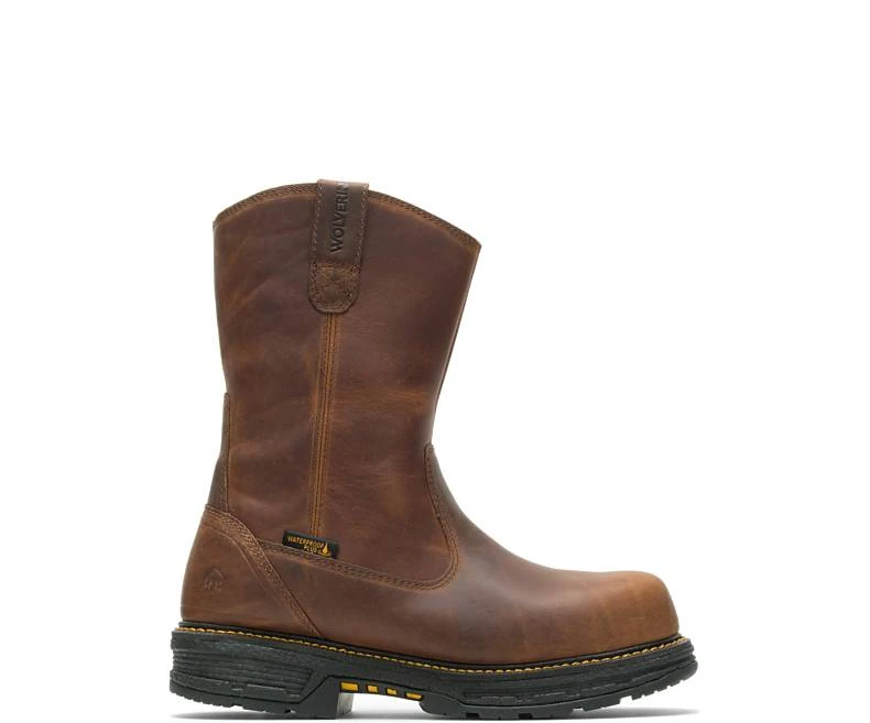 Wolverine Boots: Men's 201178 Tobacco Hellcat CarbonMax Waterproof Wellington Work Boot 4 Wolverine Boots: Men's 201178 Tobacco Hellcat CarbonMax Waterproof Wellington Work Boot - Image 2