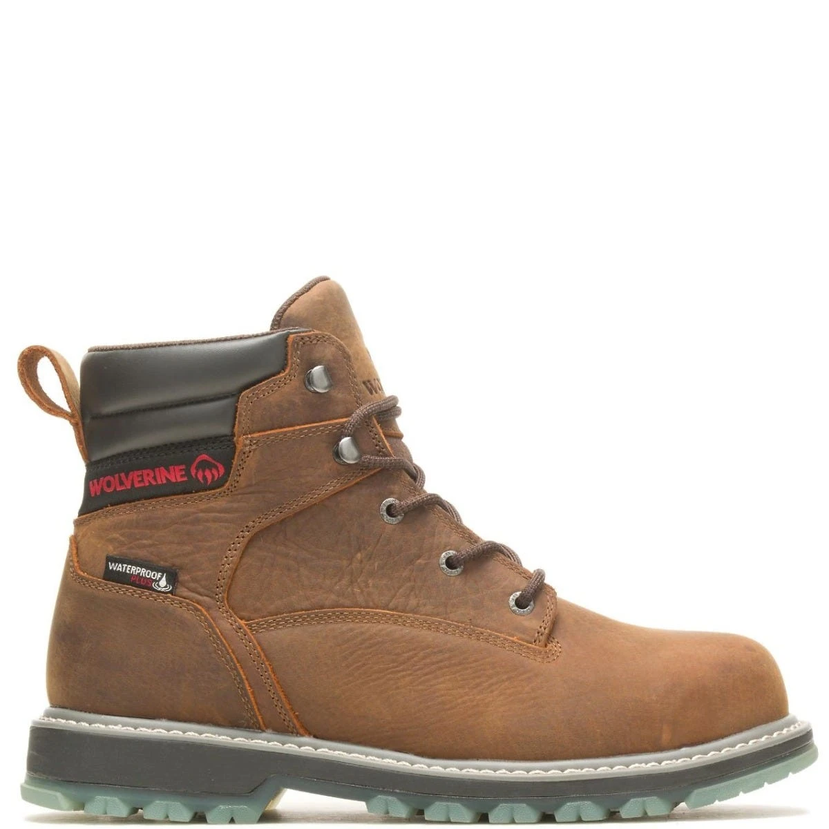 Wolverine Boots: Men's W230012 Sudan Brown Soft Toe Floorhand LX 6" Work Boot 4 Wolverine Boots: Men's W230012 Sudan Brown Soft Toe Floorhand LX 6" Work Boot - Image 2