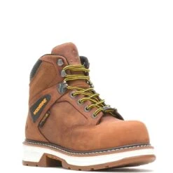 Wolverine Boots: Women's W211155 Brown Composite Toe Hellcat Ultraspring Carbonmax 6" Work Boot