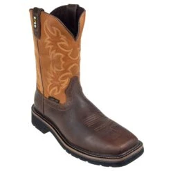 Justin Boots: Men's Actuator SE4300 ESD Composite Toe Work Boots -Work Shoe Store wk4300 1