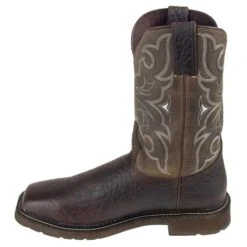 Justin Boots: Men's Cactus SE4313 Amarillo Steel Toe Stampede Work Boots -Work Shoe Store wk4313 4