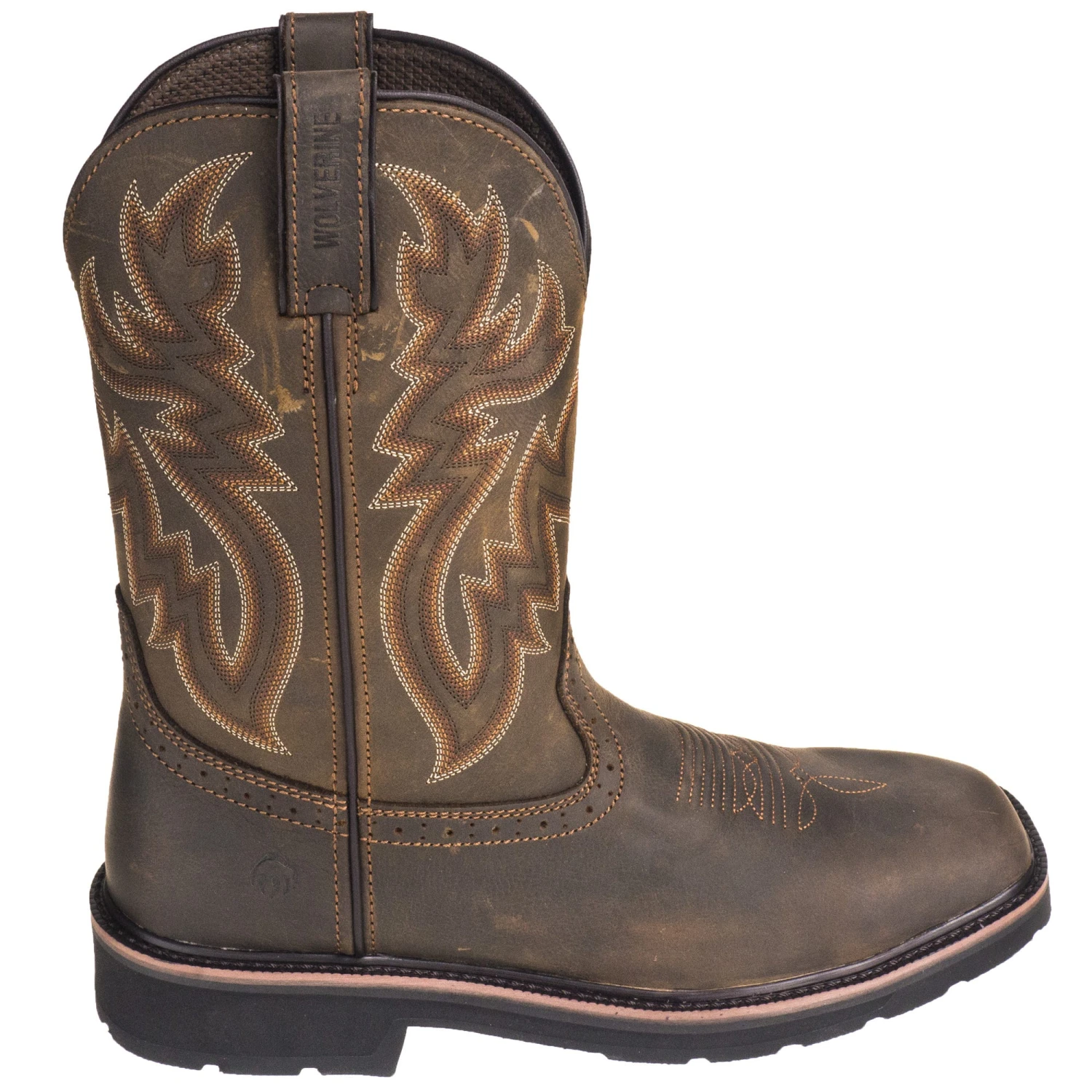 Wolverine Boots: Men's 10702 Steel Toe EH Pull On Rancher Boots 7 Wolverine Boots: Men's 10702 Steel Toe EH Pull On Rancher Boots - Image 5