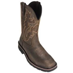 Wolverine Boots: Men's 10702 Steel Toe EH Pull On Rancher Boots 14 Wolverine Boots: Men's 10702 Steel Toe EH Pull On Rancher Boots -Work Shoe Store wolverine 10702 p 01