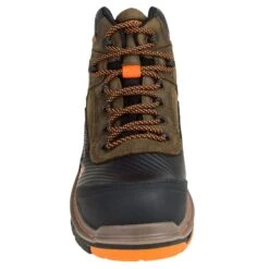 Wolverine Boots: Overpass CarbonMAX EH Men's W10717 Brown Mid Work Boots -Work Shoe Store wolverine w10717 f 01