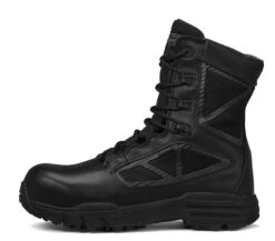 Tactical Research Boots: Men's TR998ZWPCT Black TR Chrome Side-Zip Waterproof CT Combat Boots -Work Shoe Store z1 zn ng